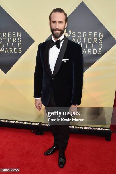 Actor Joseph Fiennes attends the 24th Annual Screen Actors Guild Awards at The Shrine Auditorium on January 21, 2018 in Los Angeles, California....