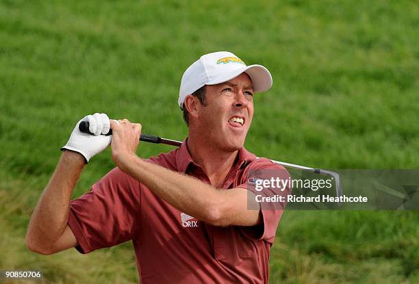 Richard Green of Australia in action during the Pro-am for the Austrian Golf Open at Fontana Golf Club on September 16, 2009 in Vienna, Austria.