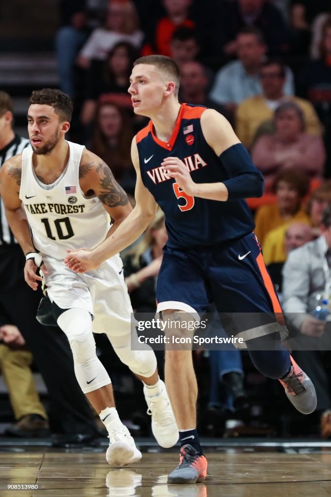 COLLEGE BASKETBALL: JAN 21 Virginia at Wake Forest