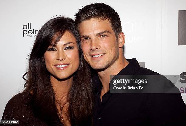 Lisa Mae and Rick Malambri attend Mi-6 Nightclub Grand Opening Party on September 15, 2009 in West Hollywood, California.