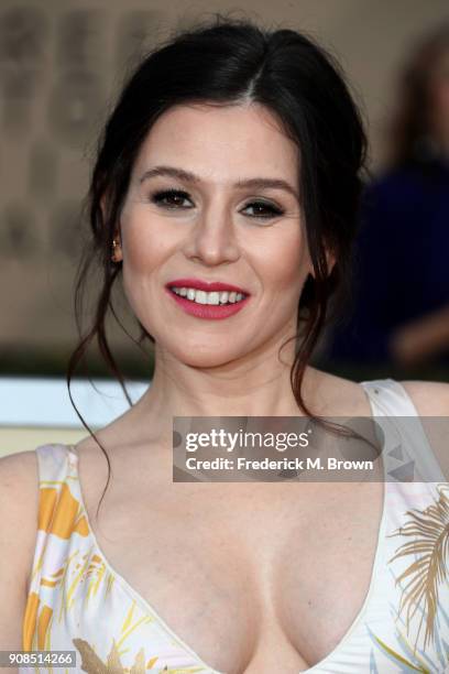 Actor Yael Stone attends the 24th Annual Screen Actors Guild Awards at The Shrine Auditorium on January 21, 2018 in Los Angeles, California. 27522_017