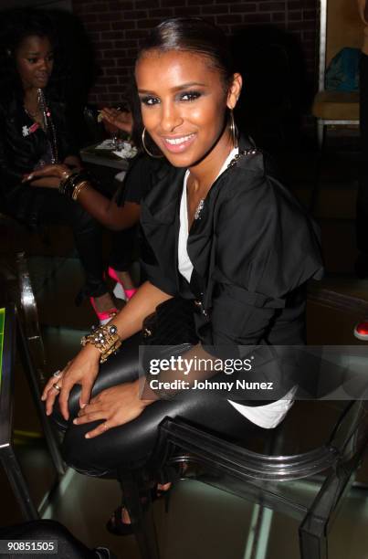 Melody Thornton attends Baby Phat & KLS Collection Spring 2010 after party during Mercedes-Benz Fashion Week on September 15, 2009 in New York City.