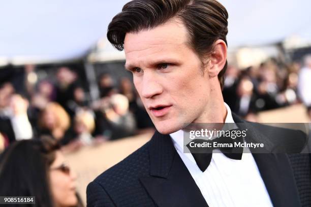 Actor Matt Smith attends the 24th Annual Screen Actors Guild Awards at The Shrine Auditorium on January 21, 2018 in Los Angeles, California. 27522_011