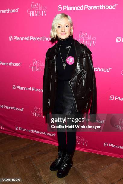 Andrea Riseborough attends Planned Parenthood's Sex, Politics, Film, And TV Reception Co-Hosted by Refinery29 at O.P. Rockwell on January 21, 2018 in...