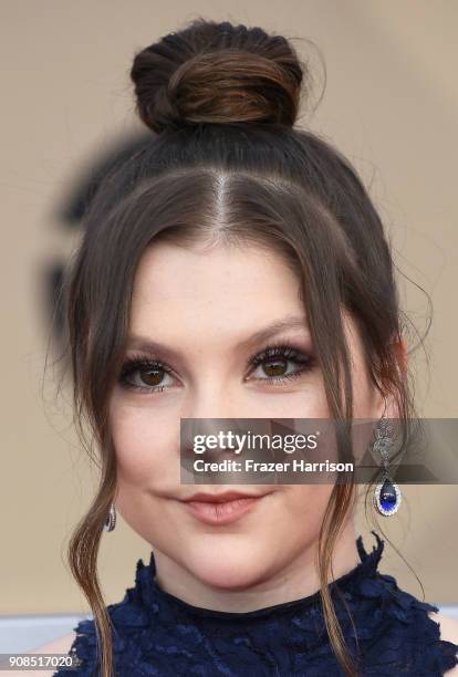 Actor Hannah Zeile attends the 24th Annual Screen Actors Guild Awards at The Shrine Auditorium on January 21, 2018 in Los Angeles, California.