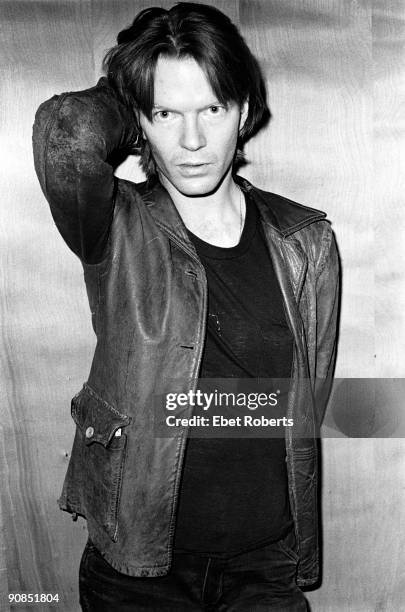Jim Carroll poses at Trax in New York City on June 26,1980.