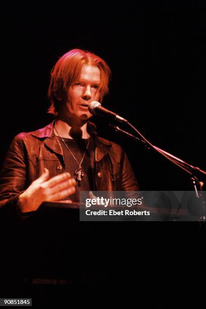 Jim Carroll performs on stage at the Bottom Line in New York City on March 23,1990.