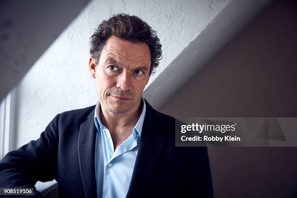 Dominic West from the film 'Colette' poses for a portrait in the YouTube x Getty Images Portrait Studio at 2018 Sundance Film Festival on January 21,...