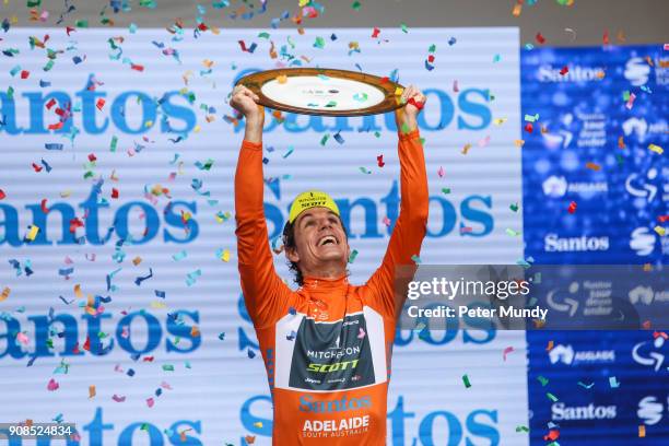 Daryl Impey of Mitchelton-SCOTT was the overal winner of the Santos Tour Down Under after Stage six Be Safe Be Seen MAC at the Santos Tour Down Under...