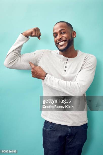 Jackie Long from the film 'Bodied' poses for a portrait in the YouTube x Getty Images Portrait Studio at 2018 Sundance Film Festival on January 21,...