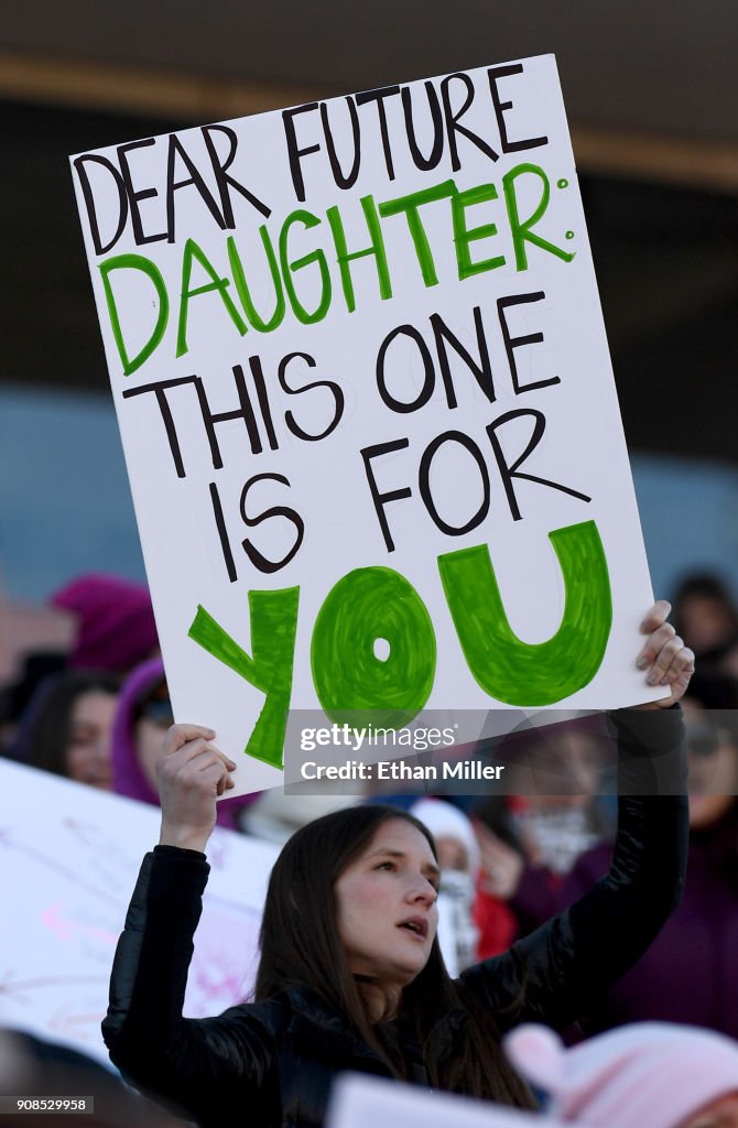 "Power To The Polls" Voter Registration Tour Launched In Las Vegas On Anniversary Of Women's March