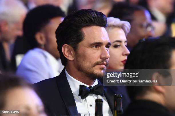 Actor James Franco attends the 24th Annual Screen Actors Guild Awards at The Shrine Auditorium on January 21, 2018 in Los Angeles, California....