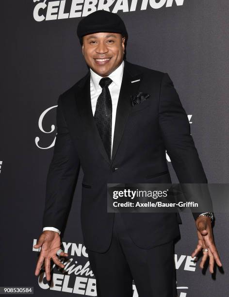 Rapper LL Cool J arrives at the Lip Sync Battle LIVE: A Michael Jackson Celebration at Dolby Theatre on January 18, 2018 in Hollywood, California.