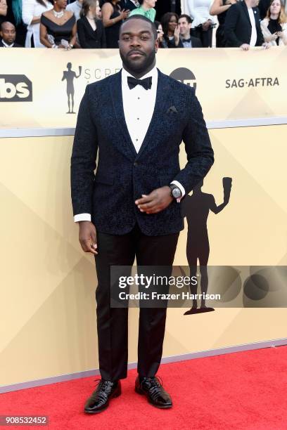 Actor Sam Richardson attends the 24th Annual Screen Actors Guild Awards at The Shrine Auditorium on January 21, 2018 in Los Angeles, California.