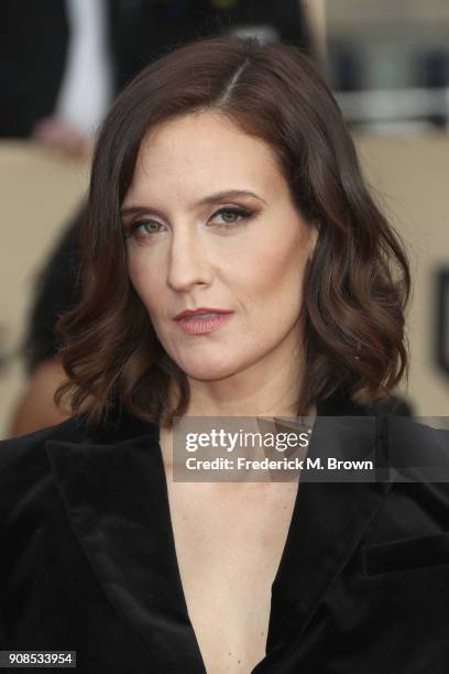 Actor Julie Lake attends the 24th Annual Screen Actors Guild Awards at The Shrine Auditorium on January 21, 2018 in Los Angeles, California. 27522_017