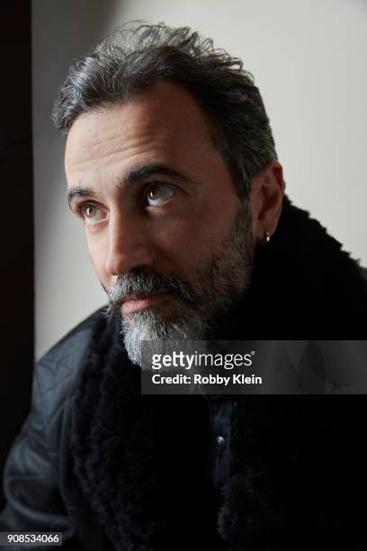 Director Talal Derki from the film 'Of Fathers And Sons' poses for a portrait at the YouTube x Getty Images Portrait Studio at 2018 Sundance Film...