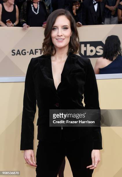 Julie Lake attends the 24th Annual Screen Actors Guild Awards at The Shrine Auditorium on January 21, 2018 in Los Angeles, California.