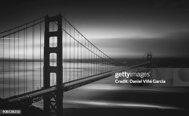 790 Black And White Golden Gate Bridge Stock Photos, High-Res Pictures