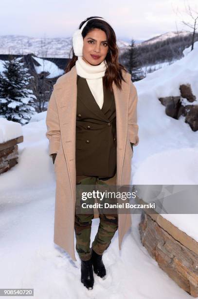 Actress Priyanka Chopra attends the MoviePass House Park City during Sundance 2018 on January 21, 2018 in Park City, Utah.