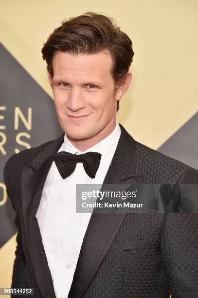 Actor Matt Smith attends the 24th Annual Screen Actors Guild Awards at The Shrine Auditorium on January 21, 2018 in Los Angeles, California. 27522_007