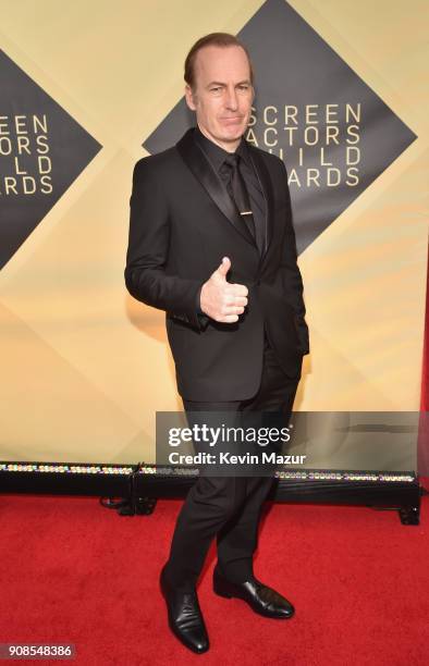 Actor Bob Odenkirk attends the 24th Annual Screen Actors Guild Awards at The Shrine Auditorium on January 21, 2018 in Los Angeles, California....