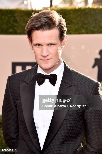 Actor Matt Smith attends the 24th Annual Screen Actors Guild Awards at The Shrine Auditorium on January 21, 2018 in Los Angeles, California. 27522_006