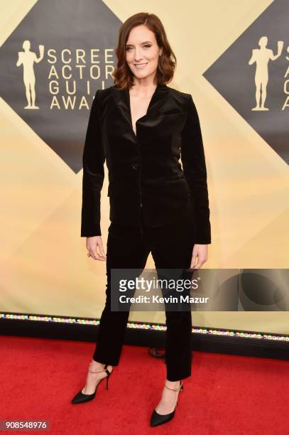 Actor Julie Lake attends the 24th Annual Screen Actors Guild Awards at The Shrine Auditorium on January 21, 2018 in Los Angeles, California. 27522_007
