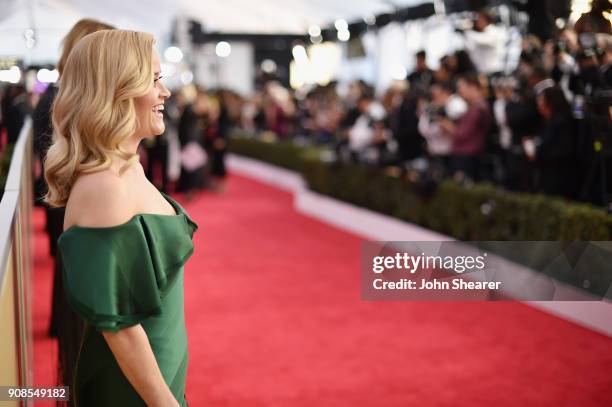 Actor Reese Witherspoon attends the 24th Annual Screen Actors Guild Awards at The Shrine Auditorium on January 21, 2018 in Los Angeles, California.