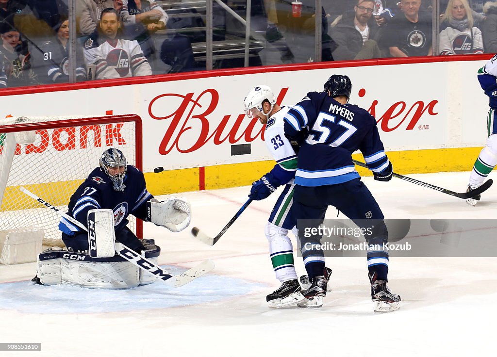 Vancouver Canucks v Winnipeg Jets