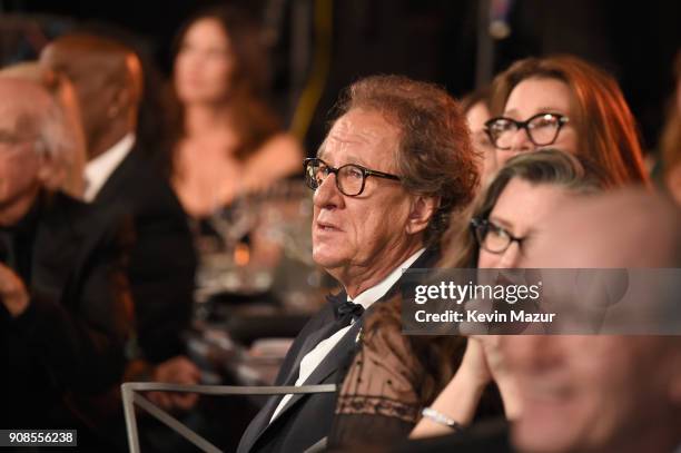 Actor Geoffrey Rush onstage during the 24th Annual Screen Actors Guild Awards at The Shrine Auditorium on January 21, 2018 in Los Angeles,...