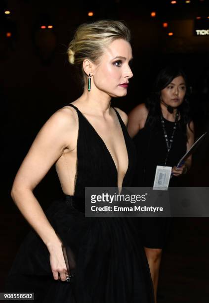 Host Kristen Bell attends the 24th Annual Screen Actors Guild Awards at The Shrine Auditorium on January 21, 2018 in Los Angeles, California....