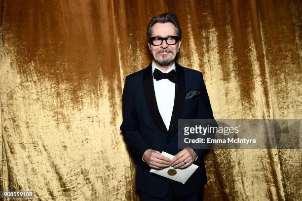 Actor Gary Oldman attends the 24th Annual Screen Actors Guild Awards at The Shrine Auditorium on January 21, 2018 in Los Angeles, California....