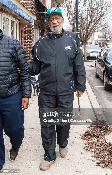 Actor/stand-up comedian Bill Cosby on January 21, 2018 in Philadelphia, Pennsylvania.