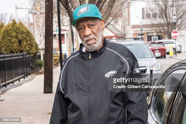 Actor/stand-up comedian Bill Cosby on January 21, 2018 in Philadelphia, Pennsylvania.