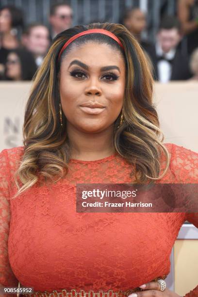 Actor Nina Parker attends the 24th Annual Screen Actors Guild Awards at The Shrine Auditorium on January 21, 2018 in Los Angeles, California.