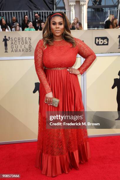 Costume designer Nina Parker attends the 24th Annual Screen Actors Guild Awards at The Shrine Auditorium on January 21, 2018 in Los Angeles,...