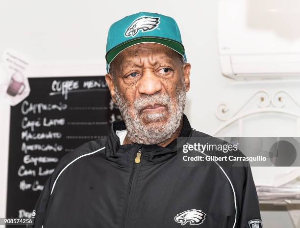 Actor/stand-up comedian Bill Cosby is seen on January 21, 2018 in Philadelphia, Pennsylvania.
