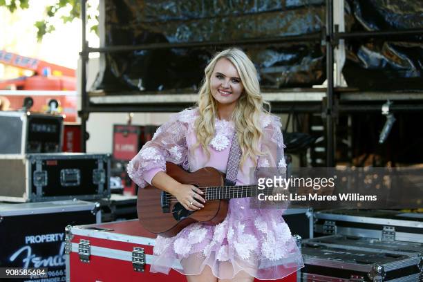 Cassidy Rae Gaiter poses during the 2018 Star Makers Final at the Toyota Country Music Festival Tamworth on January 21, 2018 in Tamworth, Australia.