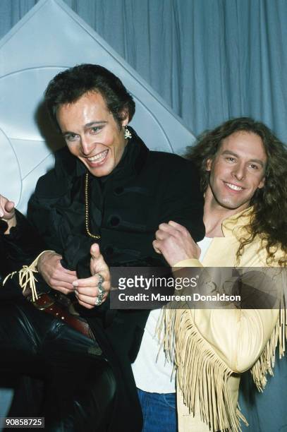 Singers Adam Ant and Ted Nugent present the Best Male Rock Vocal Performance at the Grammy Awards, 24th February 1982. Rick Springfield won the...