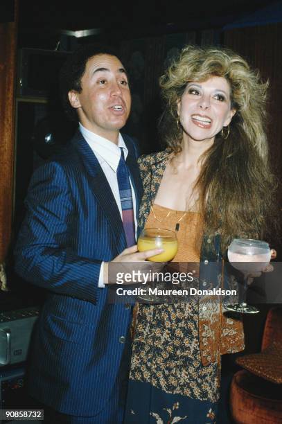 David Gest and country singer Bobbie Gentry, circa 1985.