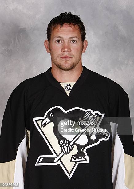 Matt Cooke of the Pittsburgh Penguins poses for his official headshot for the 2009-2010 NHL season.