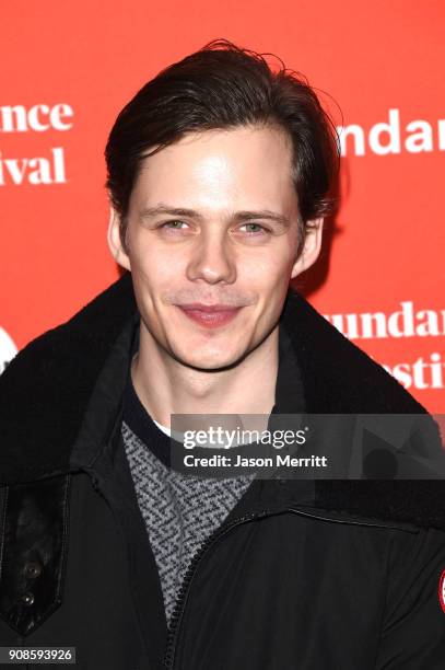 Bil Skarsgard attends the "Assassination Nation" Premiere during the 2018 Sundance Film Festival at Park City Library on January 21, 2018 in Park...