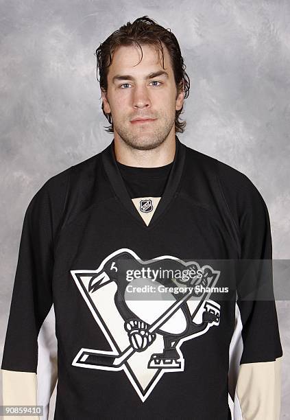 Eric Godard of the Pittsburgh Penguins poses for his official headshot for the 2009-2010 NHL season.