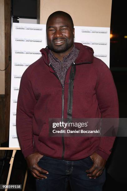 Ovie Mughelli attends The Will and Jada Smith Family Foundation Presents Broadening the Lens: Perspective on Diverse Storytelling panel at Buona Vita...