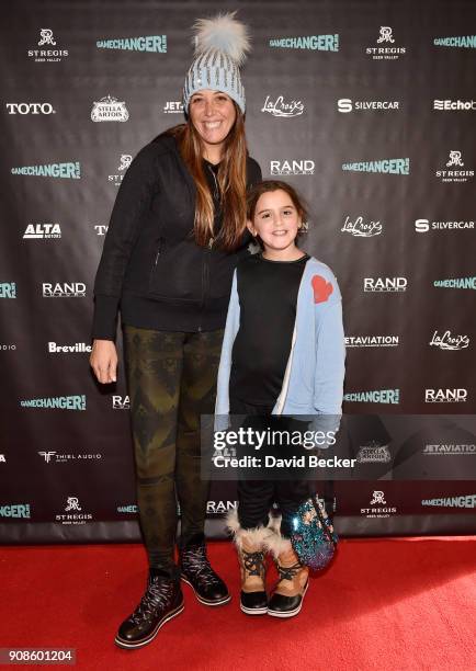 Melissa Rosenberg and Skylar Rosenberg attend the Gamechanger Films reception at the RAND Luxury Escape during the 2018 Sundance Film Festival at The...
