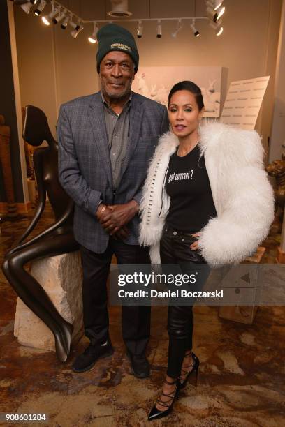 John Amos and Jada Pinkett Smith attend The Will and Jada Smith Family Foundation Presents Broadening the Lens: Perspective on Diverse Storytelling...