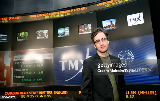 Actor Don McKellar opens the market at the Toronto Stock Exchange in celebration of the 34th Toronto International Film Festival and this evening's...