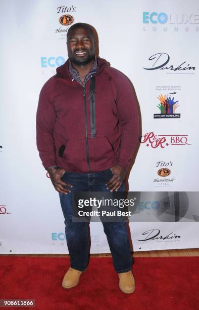 Ovie Mughelli attends the EcoLuxe Lounge - Park City on January 21, 2018 in Park City, Utah.