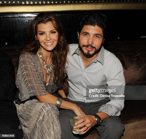 Ali Landry and her husband Alejandro Monteverde attend the launch of her new children's clothing line Belle Parish at Blush Nightclub on September...