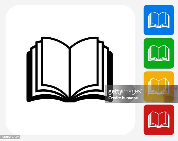 open book. - book icon stock illustrations
